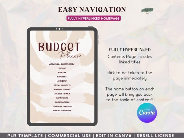 PLR, Budget and Finance Manifestation Planner - Natural Beige - Image 10