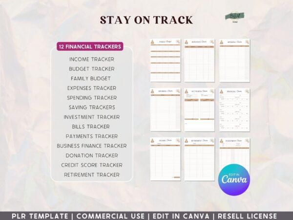 PLR, Budget and Finance Manifestation Planner - Image 4
