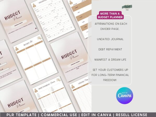 PLR, Budget and Finance Manifestation Planner - Image 6