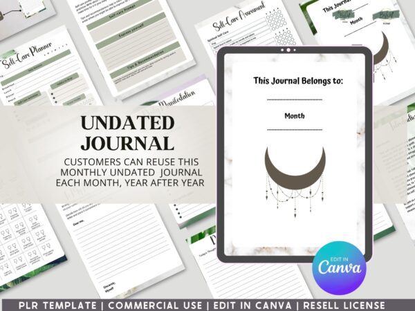 PLR Self Care Journal - Image 4