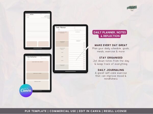 PLR Planner for Digital Product Reselling