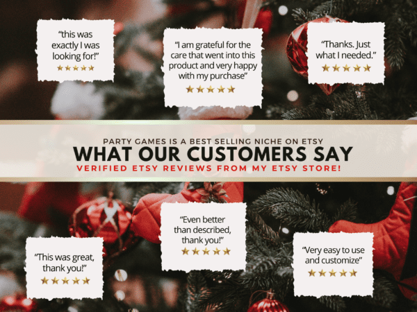 Done-for-You PLR Christmas Party Games