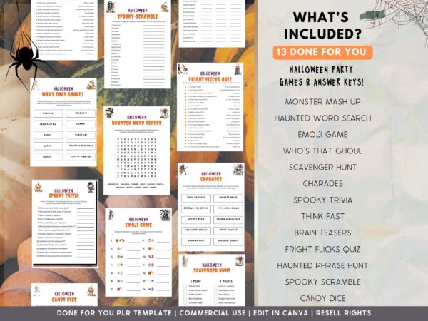 Private Label Rights Halloween Games - Boost Your Seasonal Sales