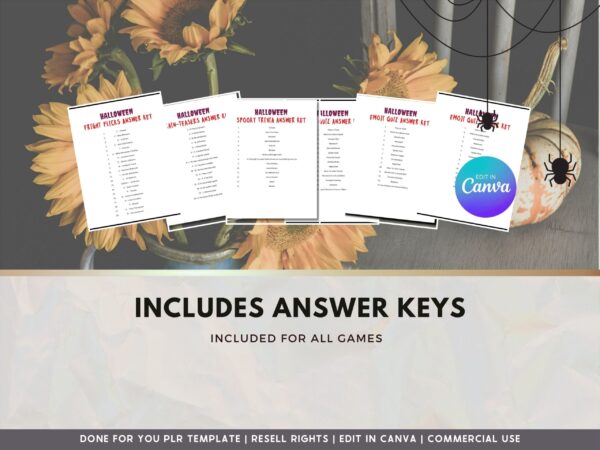 Resell Rights Halloween Games - Business Ideas for Digital Products